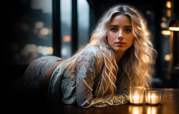 Wallpaper girl background blonde for mobile and desktop section ии