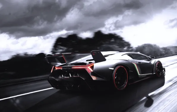 Wallpaper The Sun Auto Road Lamborghini Machine Shadow Supercar