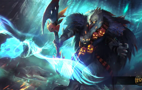 Wallpaper Art Heroes Of Newerth Prophet Moba Trickster For Mobile