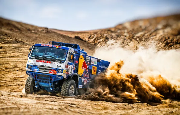 Wallpaper Sand Auto Machine Truck Master Russia Kamaz Rally