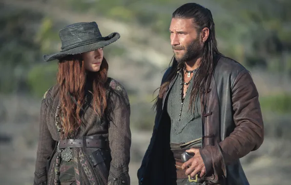 Wallpaper Charles Vane Zach McGowan Clara Paget Black Sails Black