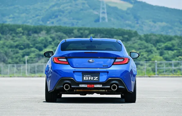 Wallpaper Rear View Subaru BRZ Limited 10th Anniversary For Mobile