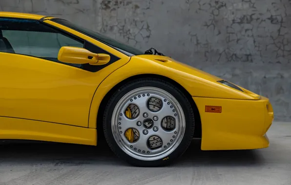 Wallpaper Lamborghini Supercar Yellow Diablo Lamborghini Diablo Vt