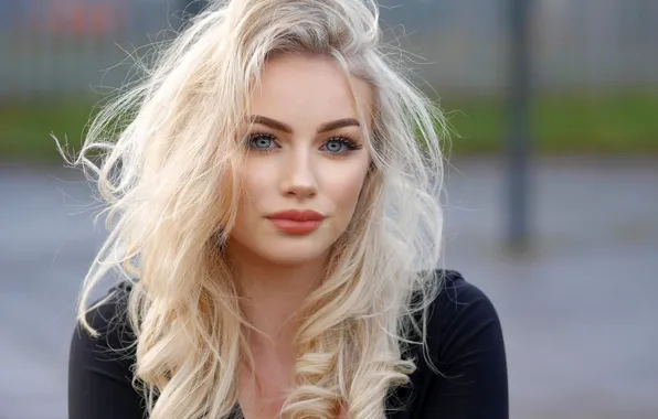 Wallpaper Look Model Portrait Makeup Hairstyle Blonde Beauty