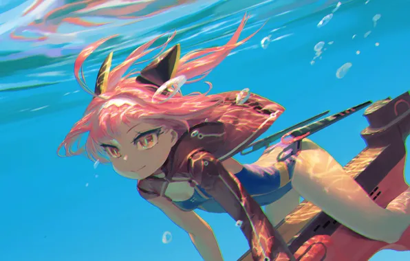 Wallpaper Girl Under Water Azur Lane By Rias Coast U 81 For Mobile