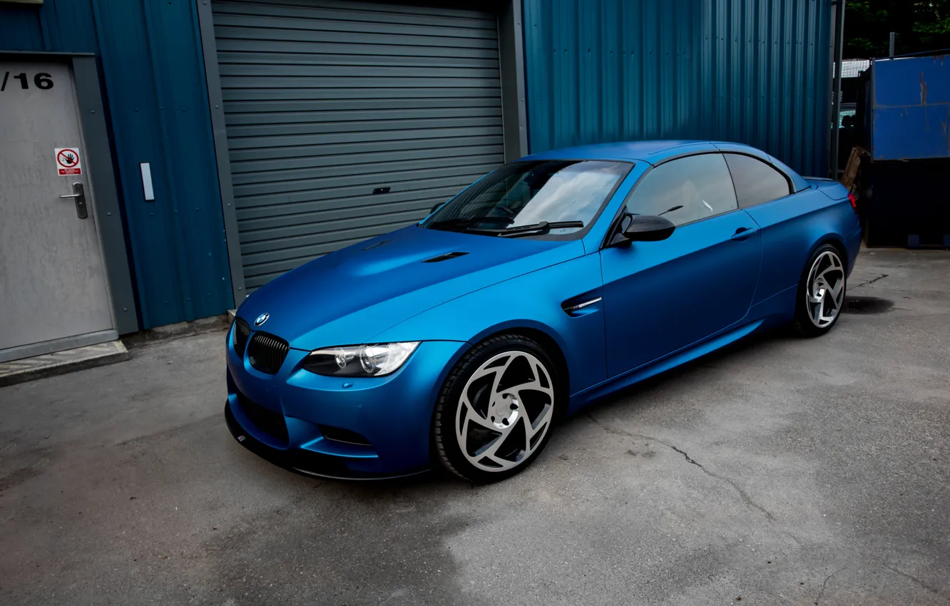 Wallpaper BMW Blue Matte Metallic Wrap Images For Desktop Section