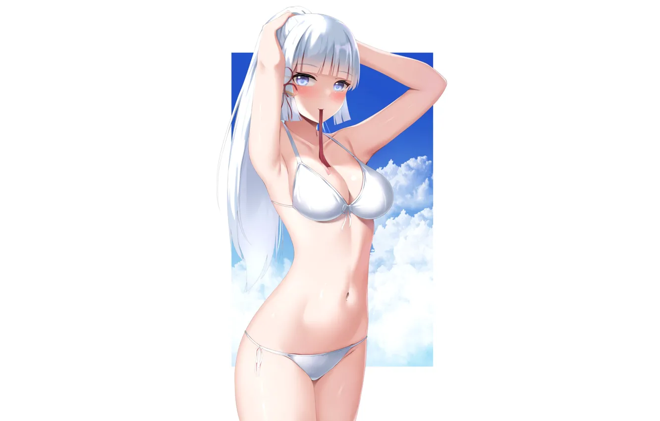 Wallpaper Girl Hot Sexy Boobs Anime Pretty Babe Bikini For