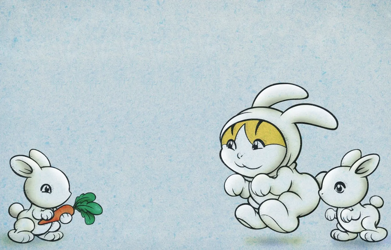 Фон зайчики