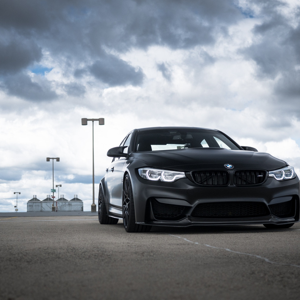 BMW m4 Black Drift Night