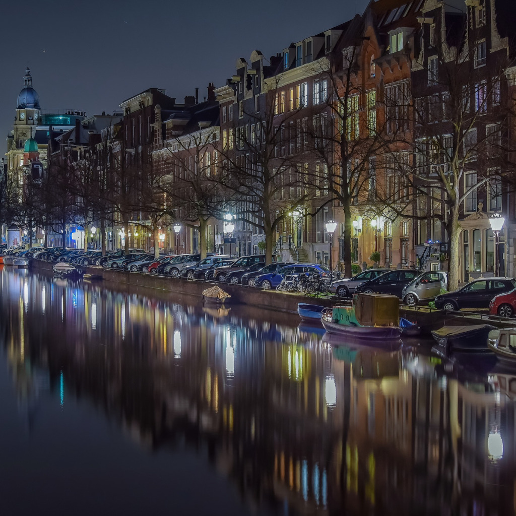 Street rivers. Амстердам. Вид на улицу.