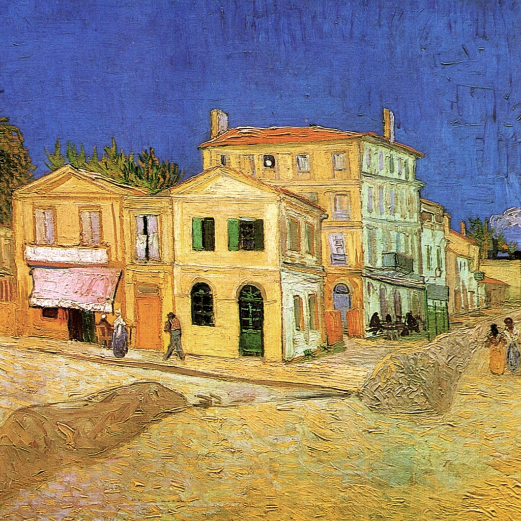 Download wallpaper House, Vincent van Gogh, Vincent s House, in Arles ...