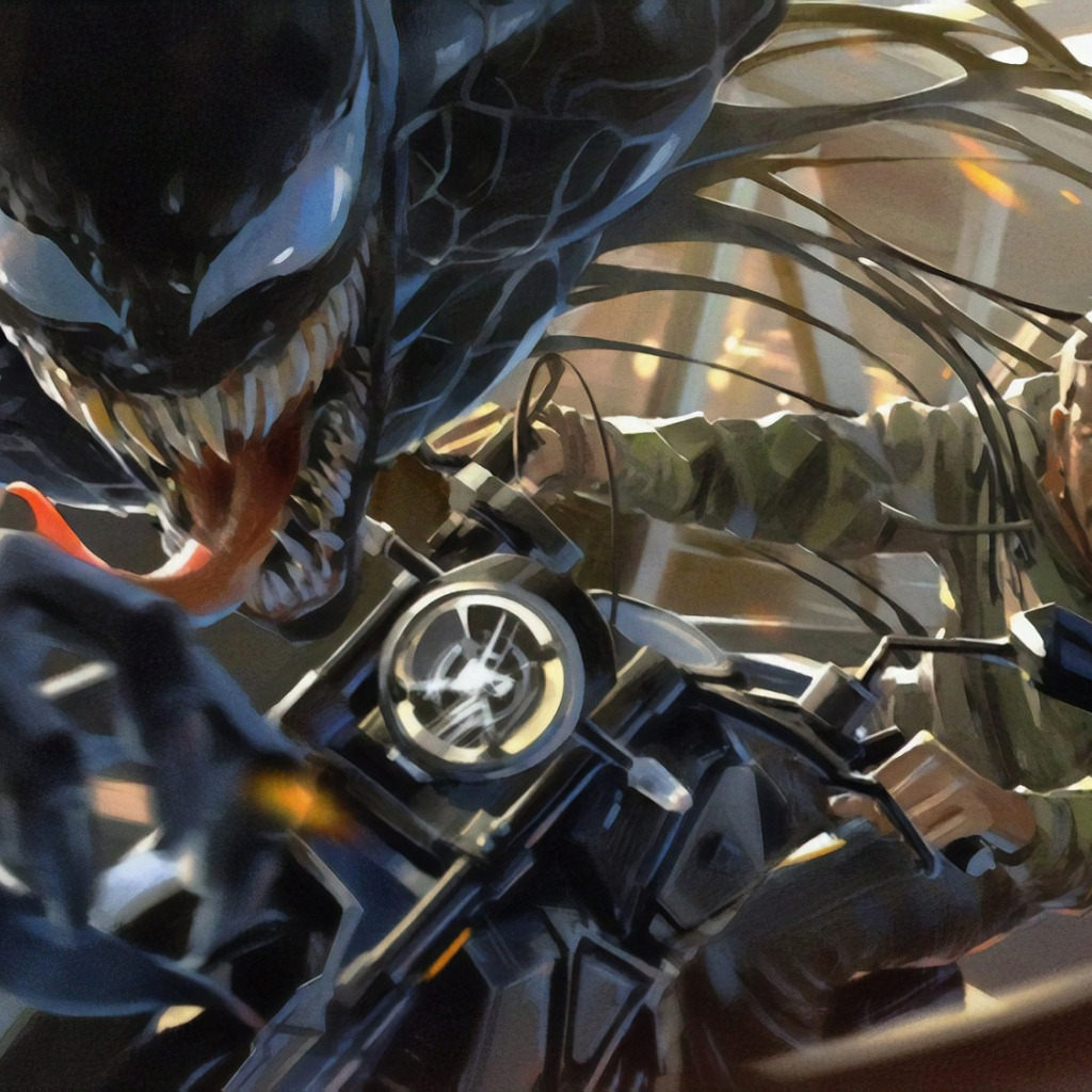 venom eddie brock motorcycle