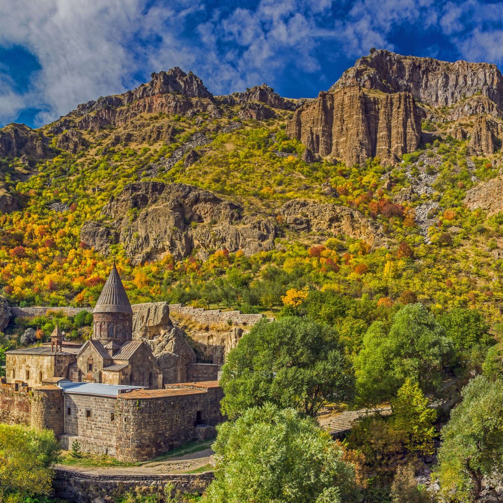 download-wallpaper-mountains-panorama-armenia-geghard-monastery