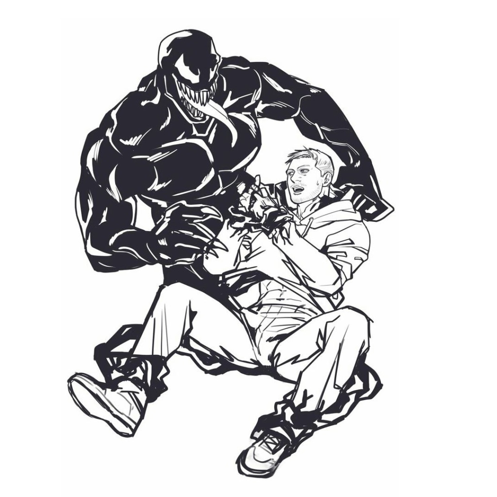 background, minimalism, art, hostage, <b>Venom</b>, <b>Venom</b>, <b>Eddie</b> Brock.