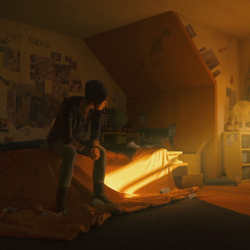 Download wallpaper girl, room, the game, Room, Chloe, Life is strange ...