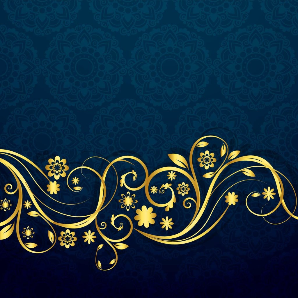 Download wallpaper pattern, texture, ornament, blue background, section ...
