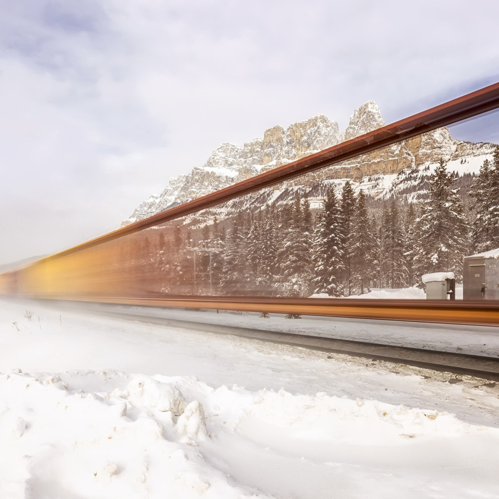 Download Wallpaper Banff National Park Canadian Rockies Invisible Freight Canadian Pacific