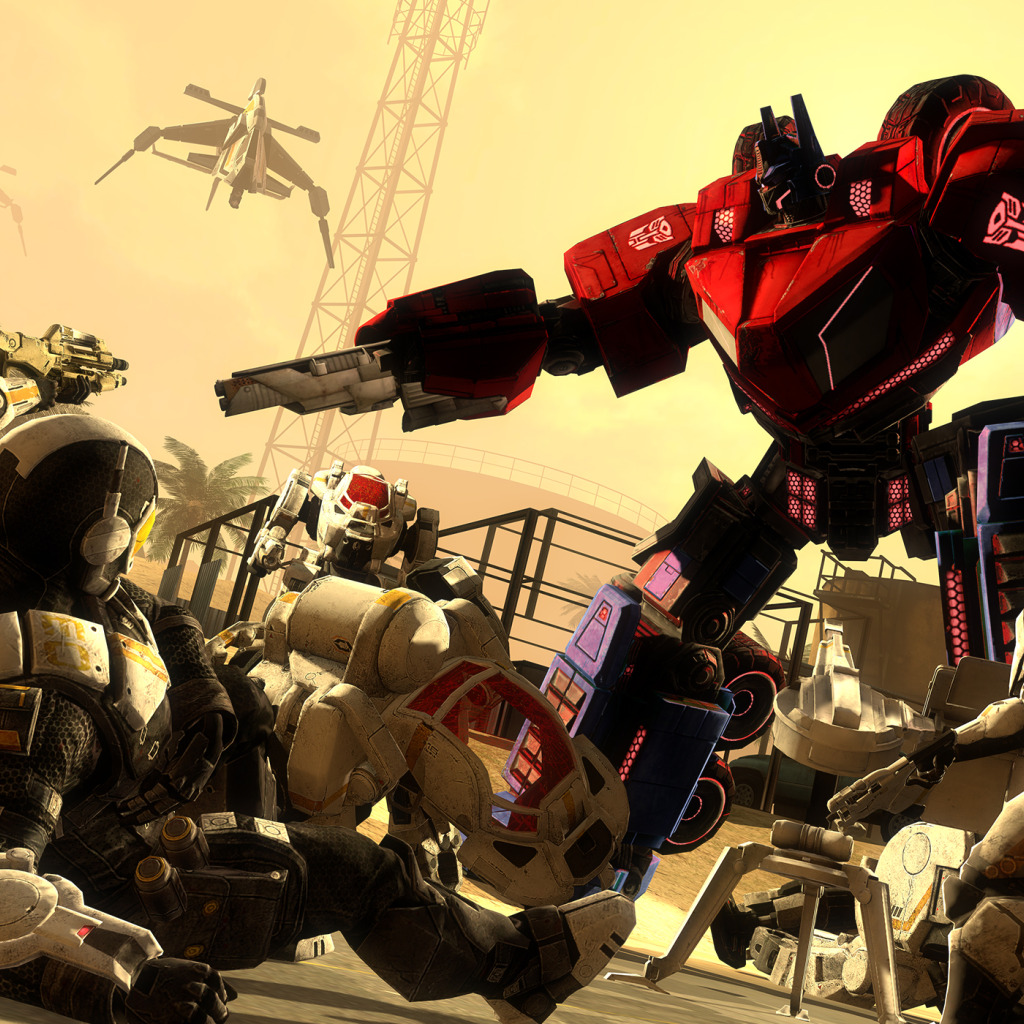 Download Wallpaper Mass Effect, Crossover, Transformers, Optimus Prime 