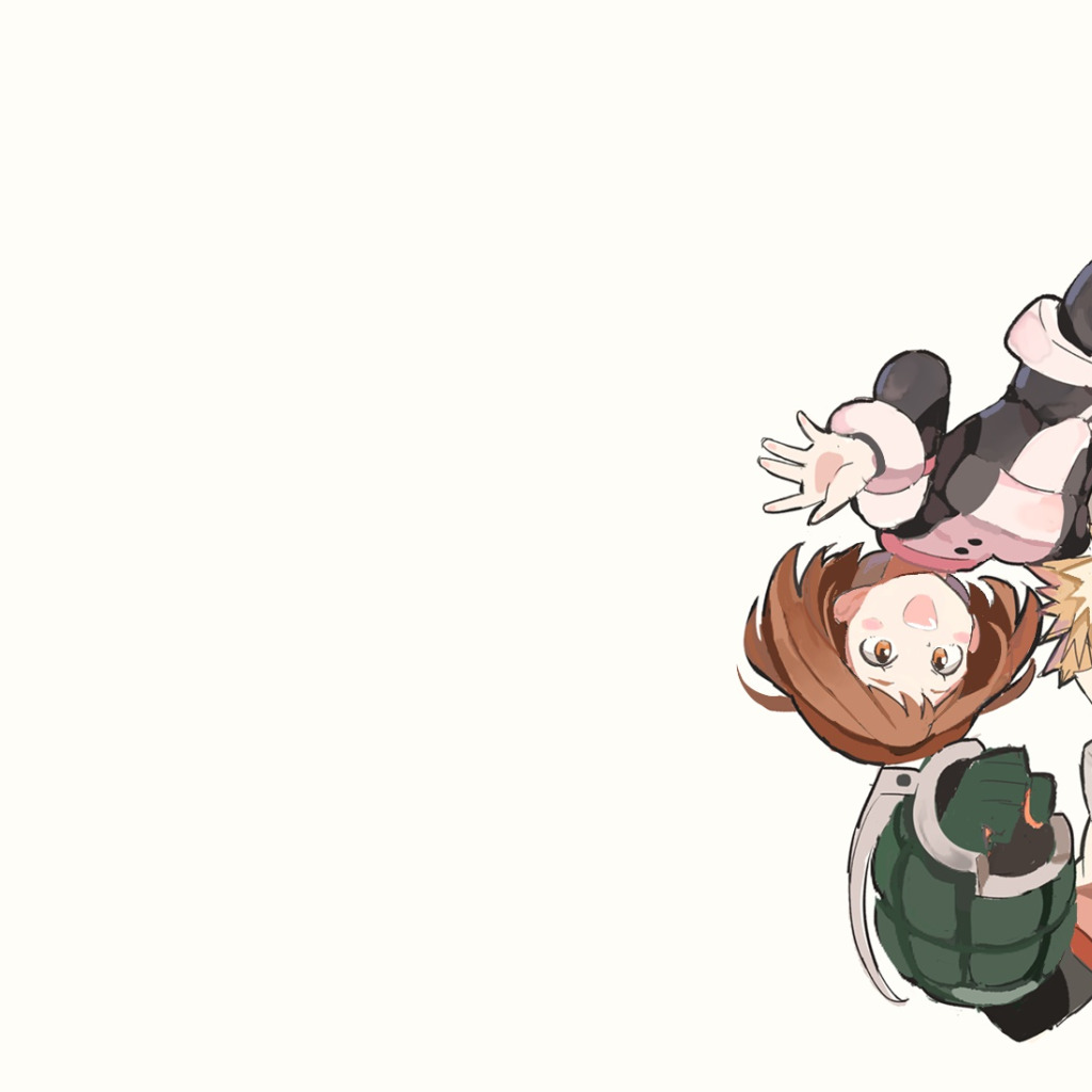 Download wallpaper levitation, Boku no Hero Academy, My Hero Academia, Uraraka  Ochako, Bakugou Katsuki, Kacchako, My Hero Academy, Bakuga Katsuki, section  shonen in resolution 1024x1024