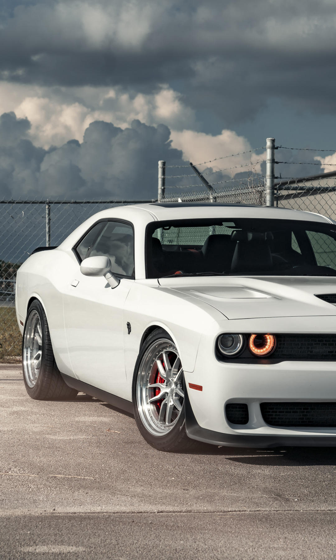 Download wallpaper Dodge, Challenger, Hellcat, SRT, Dodge Challenger ...