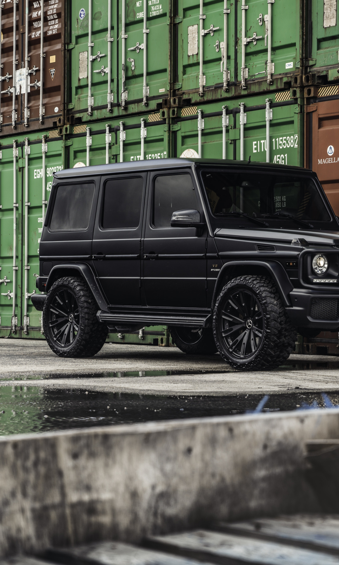 Download wallpaper black, Mercedes Benz, AMG, Matte, Gelandewagen, G ...