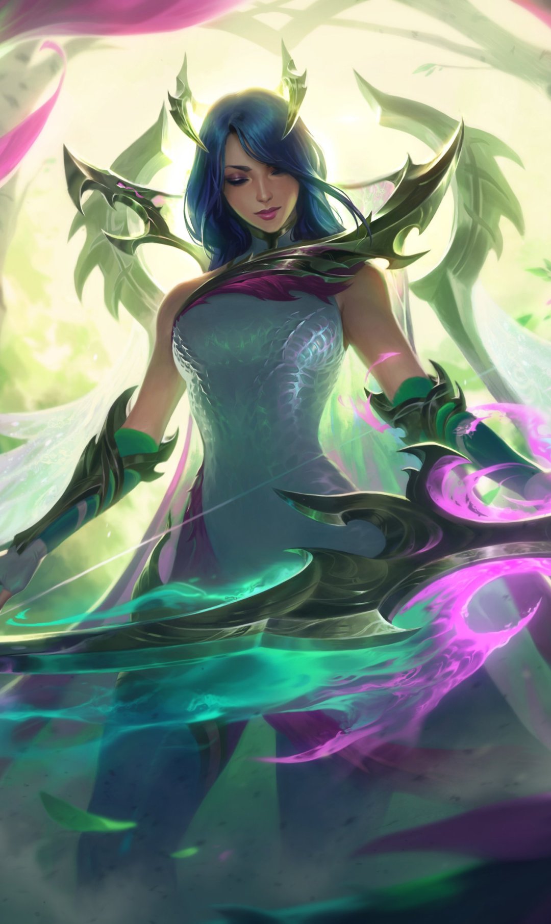 Download wallpaper Girl, lol, League of Legends, Ashe, League Of ...