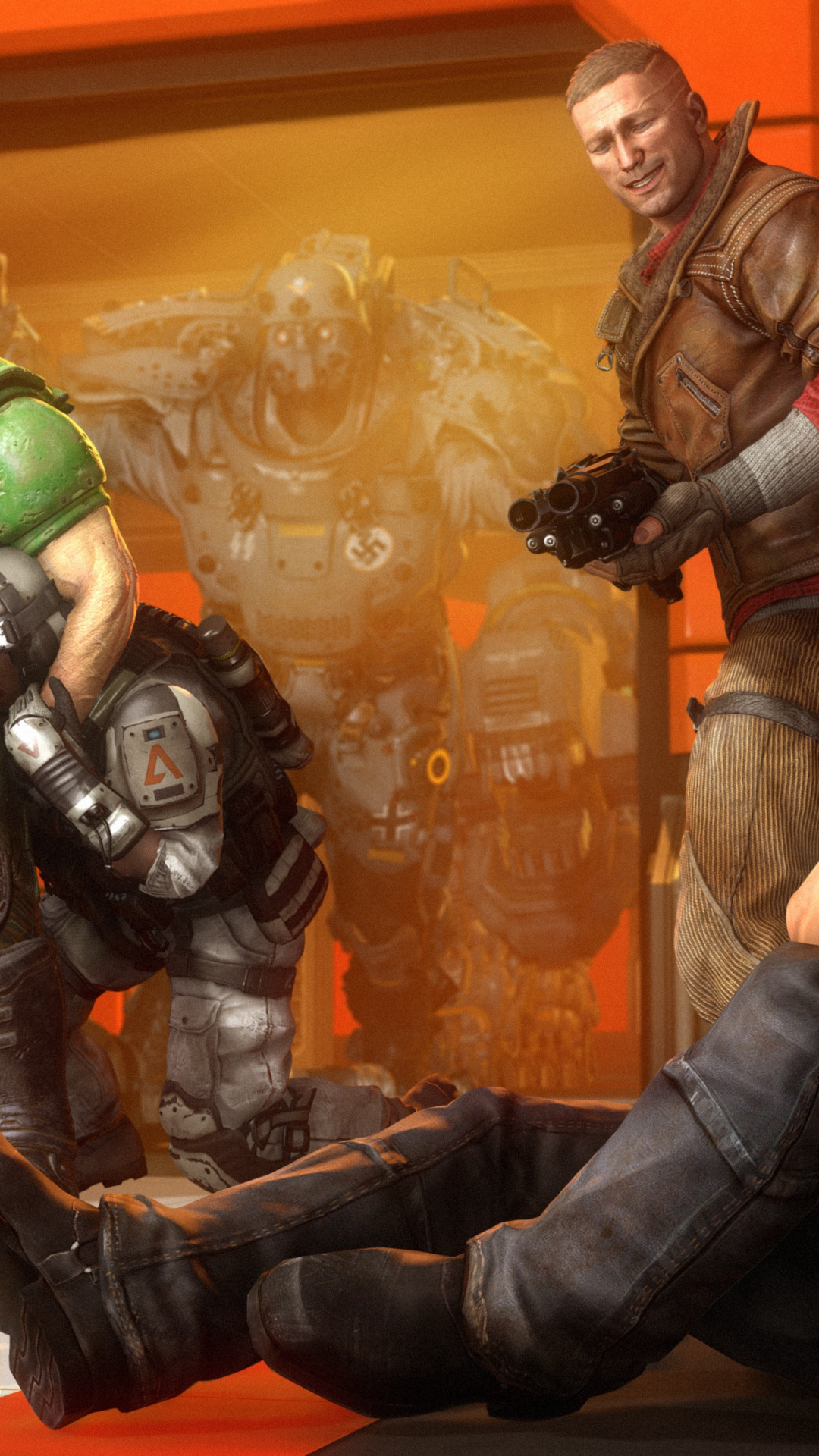 Download wallpaper by nukem, wolfenstein, doom, doomguy, terror billy ...