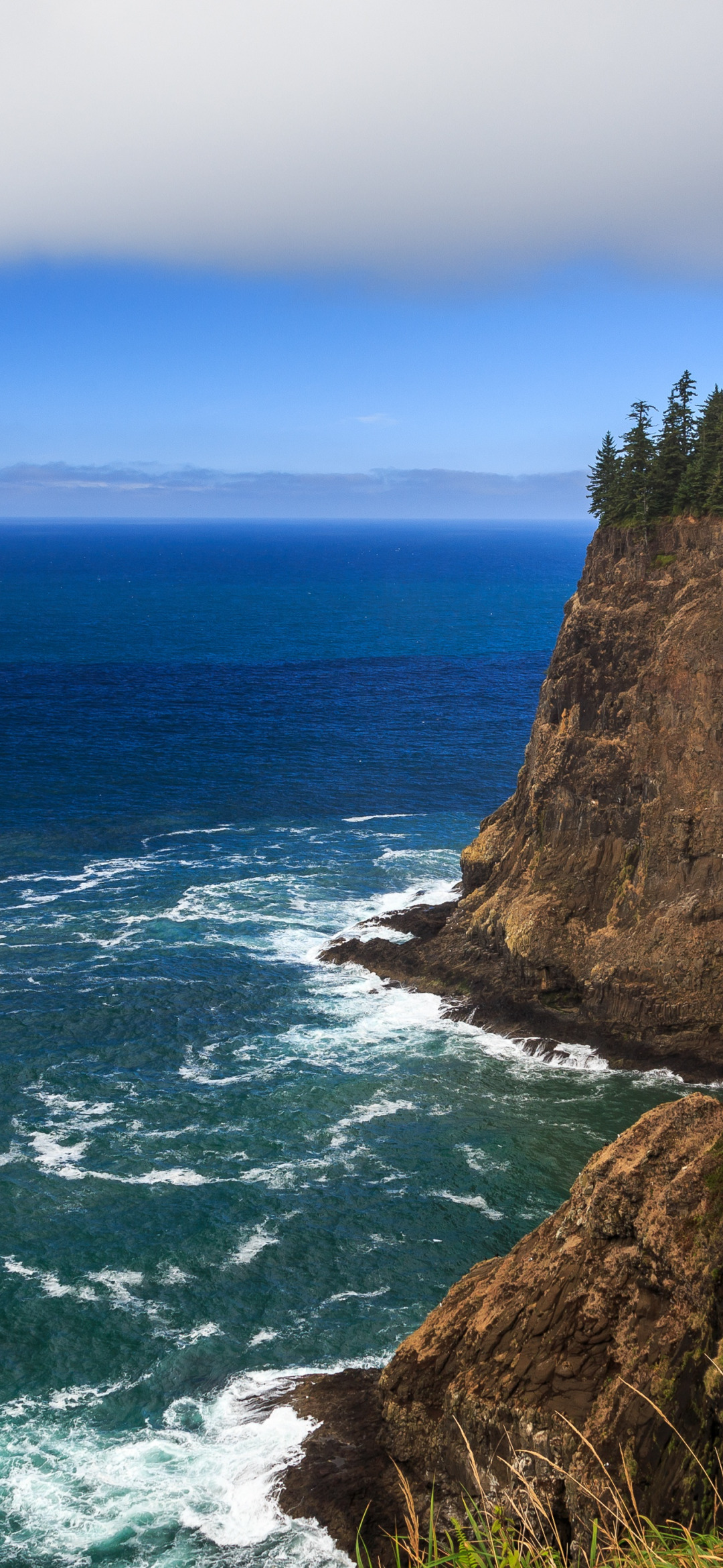 Download wallpaper rock, sea, ultra hd, surf, Cape Meares, multi ...