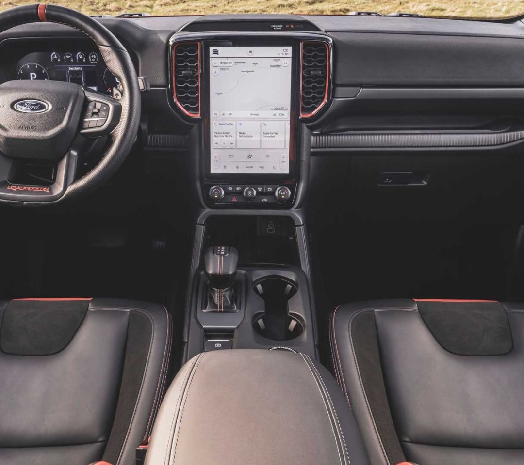 Download wallpaper Ford, interior, chair, the wheel, display, Raptor ...