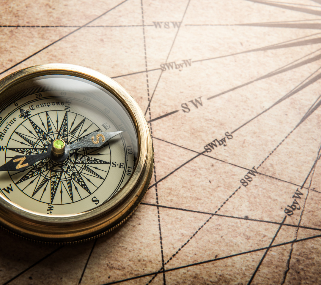 Download wallpaper metal, map, compass, coordinates, section macro in ...