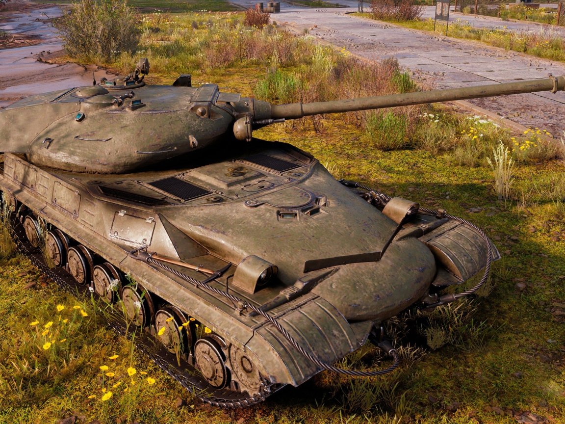 Download wallpaper USSR, assault tank, Experienced tank, Object 283 ...