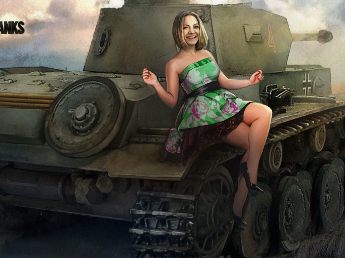 girl, tank, girl, tanks, WoT, <b>World</b> <b>of</b> tanks, tank, Anastasia.