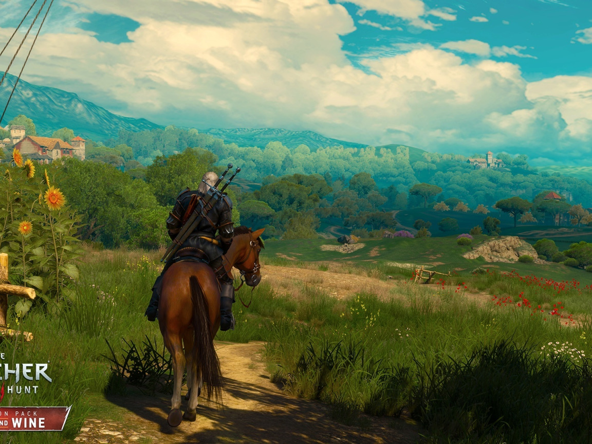 Blood and steel witcher 3. Ведьмак 3 кровь и вино. Туссент Ведьмак 3. The Witcher 3 Wild Hunt Туссент. Ведьмак Туссент арт.
