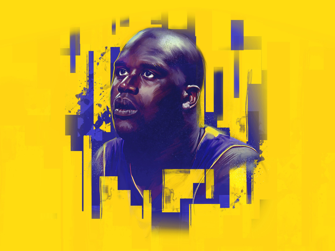 Download Shaquille O'neal La Lakers Wallpaper