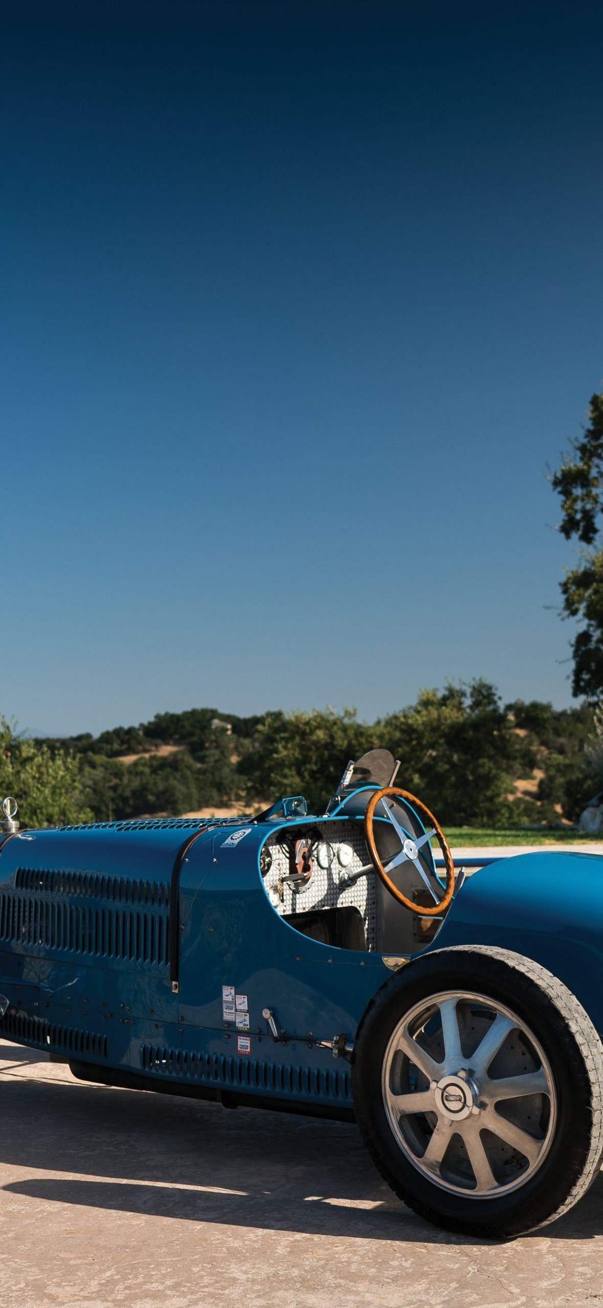 vintage, blue, 1927, Bugatti Type 35C