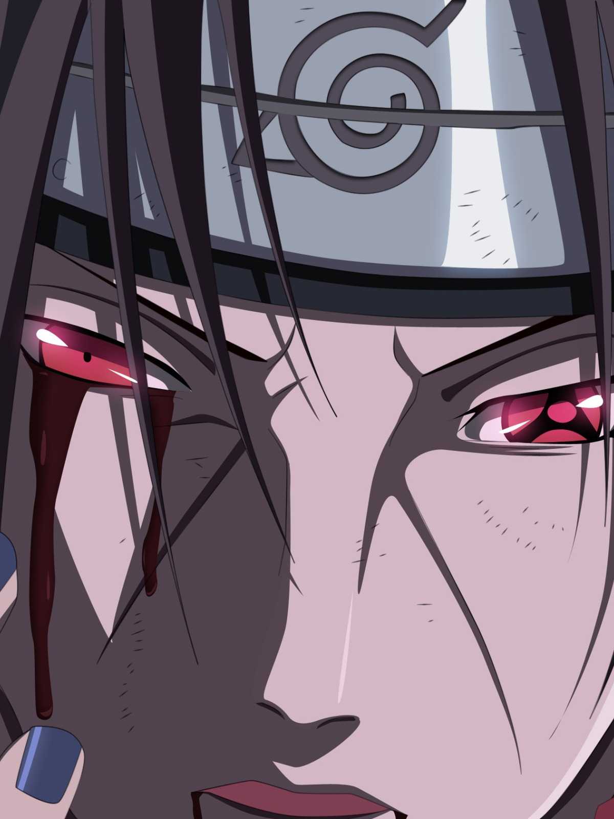 Download wallpaper blood, hitman, Naruto, man, sharingan, Uchiha Itachi ...