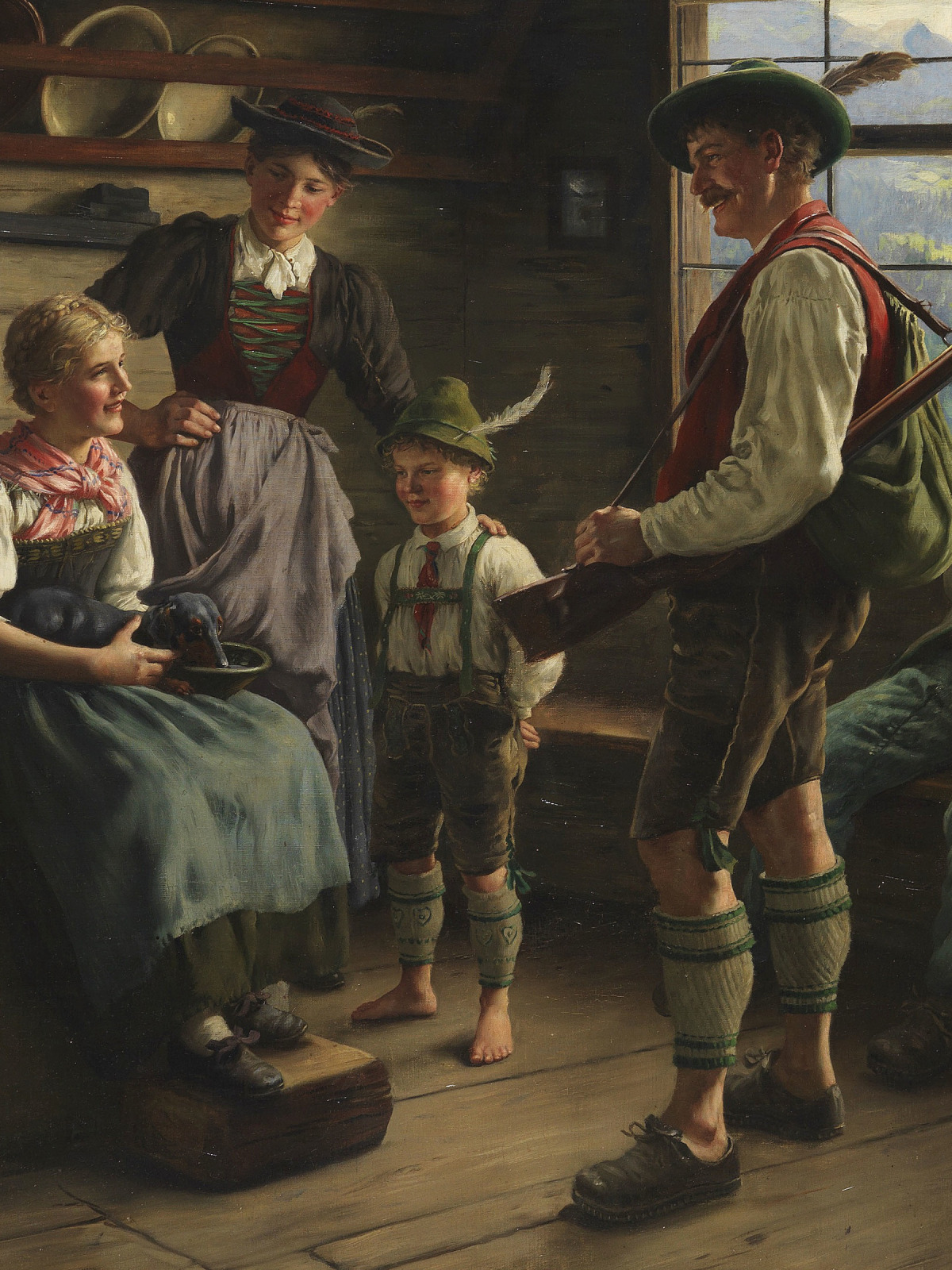 Emil Rau Download wallpaper 1919, German painter, German painter, Emil Rau, Emil ...