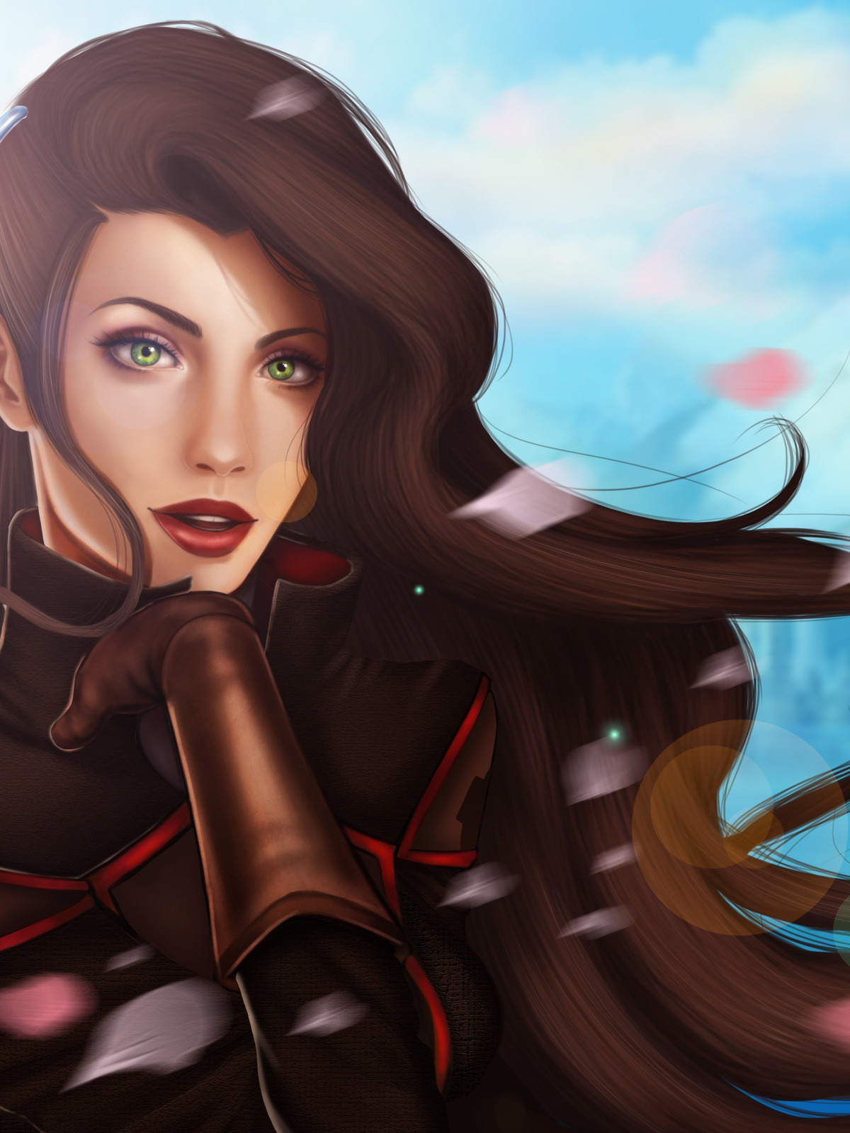 Download wallpaper anime, art, Avatar, girl. look, Asami Sato, section ...