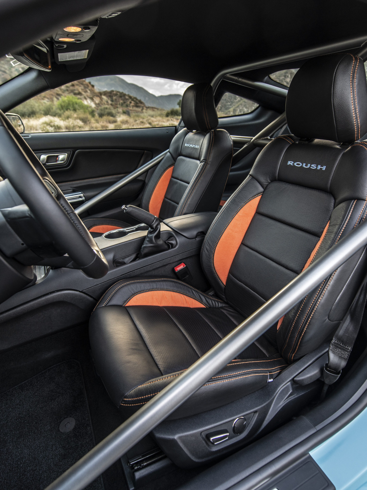 Download wallpaper Mustang, Ford, salon, Mustang GT, Roush, 2019