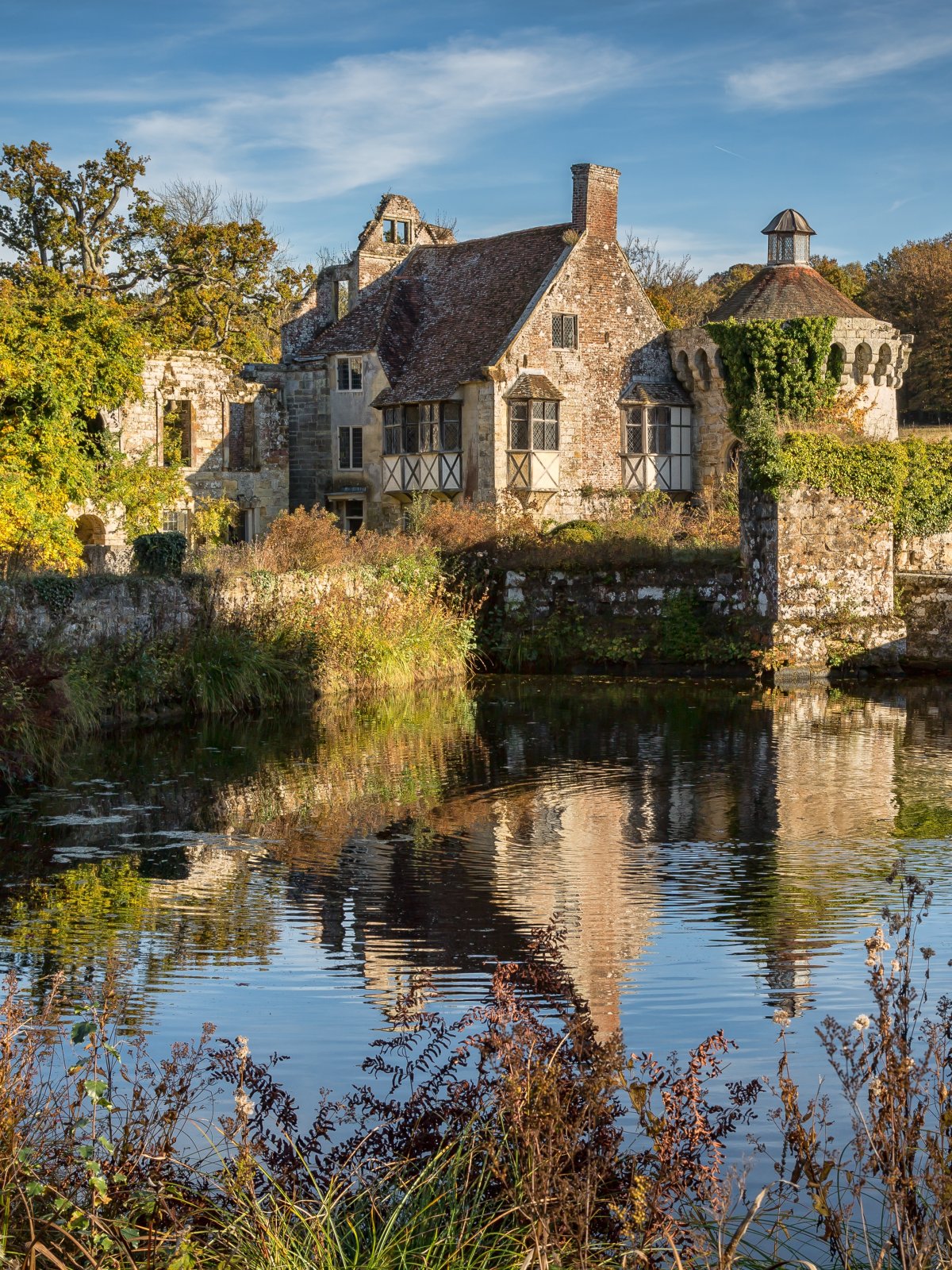 Kent Download wallpaper landscape, nature, pond, castle, England, garden ...