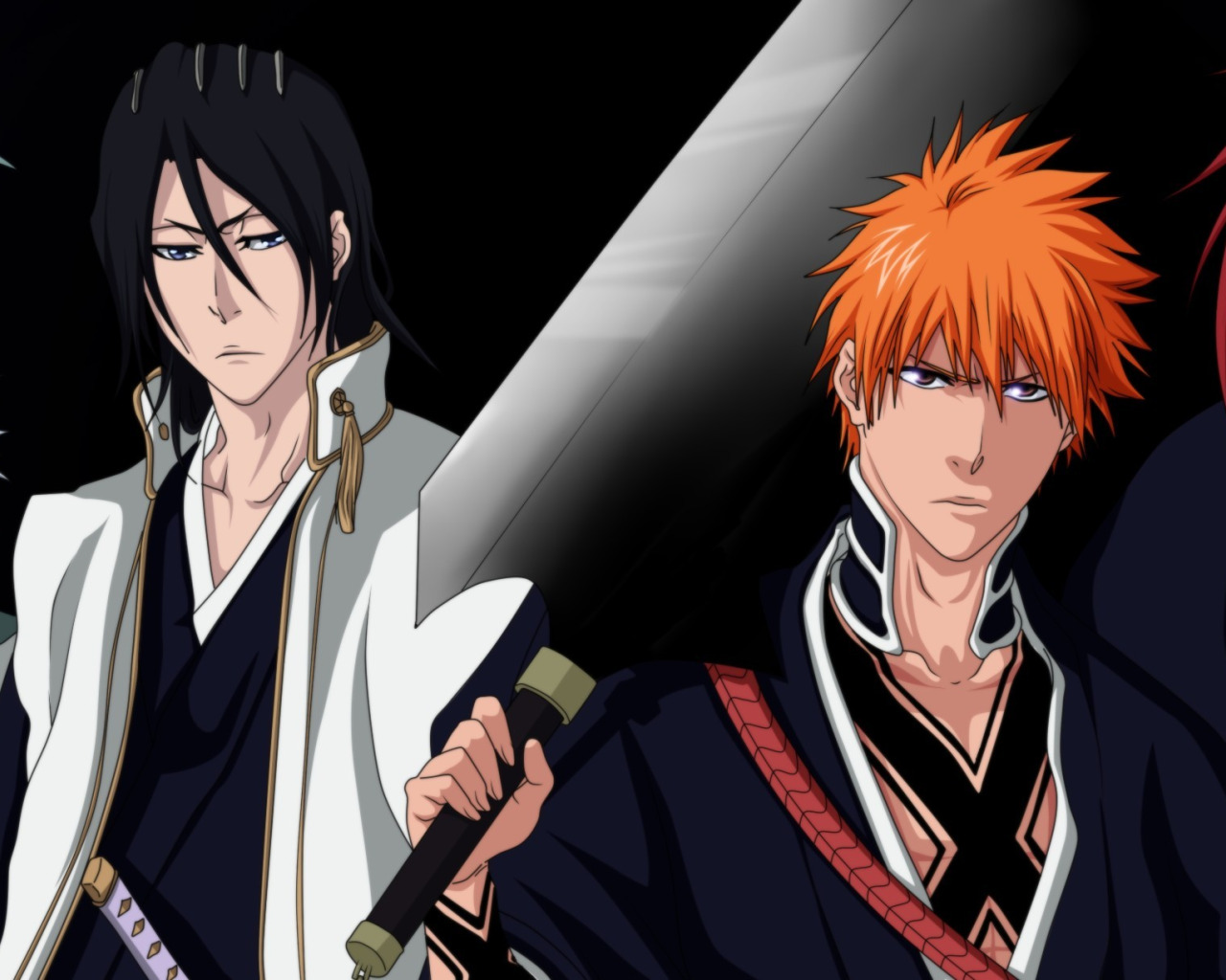 Download wallpaper sword, ice, game, Bleach, anime, katana, man, boy, secti...