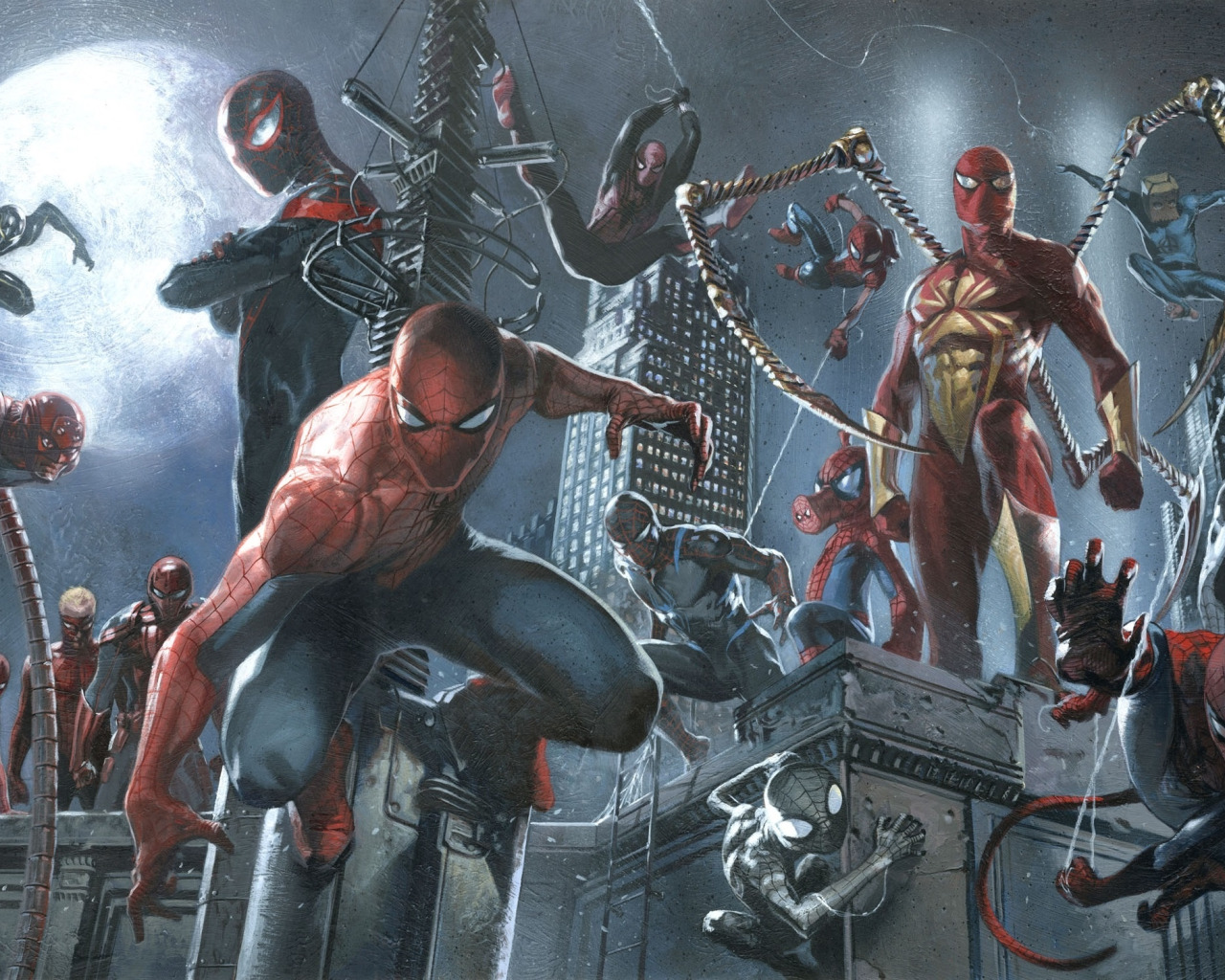 Spiderman Multiverse Wallpaper ID5644