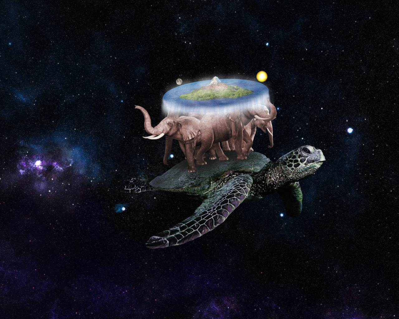 Download wallpaper Discworld, Terry Pratchett, The Great A'Tuin, Terry ...