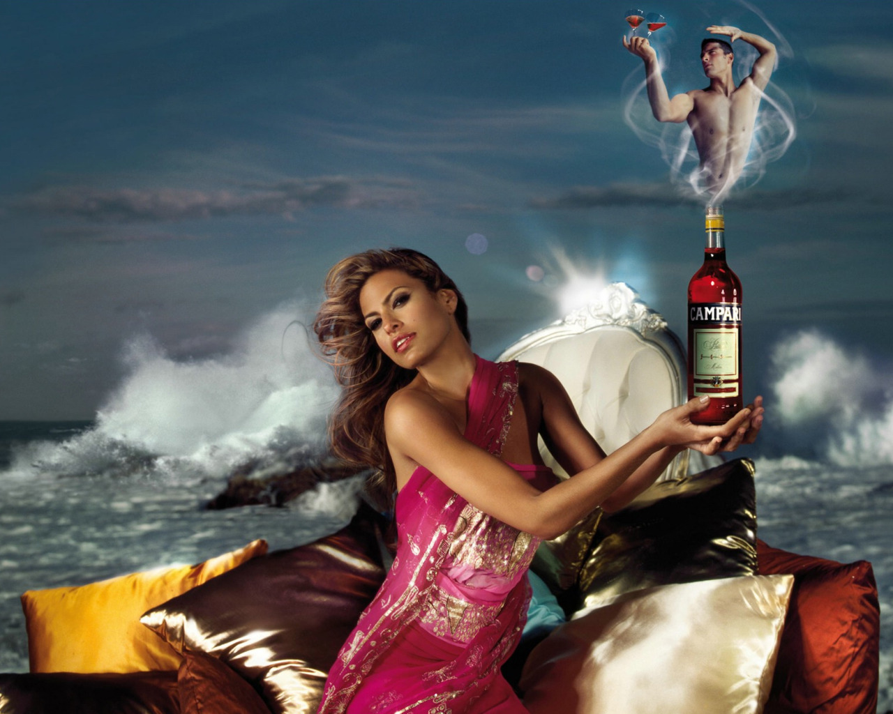 Download wallpaper eva mendes, jin, campari, section girls in resolution 12...