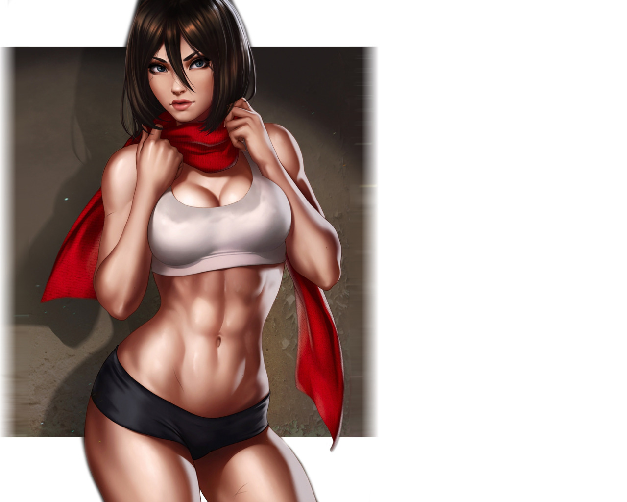 Download wallpaper kawaii, hot, sexy, hot girl, anime, cute, fitness, hot  babe, section seinen in resolution 1280x1024