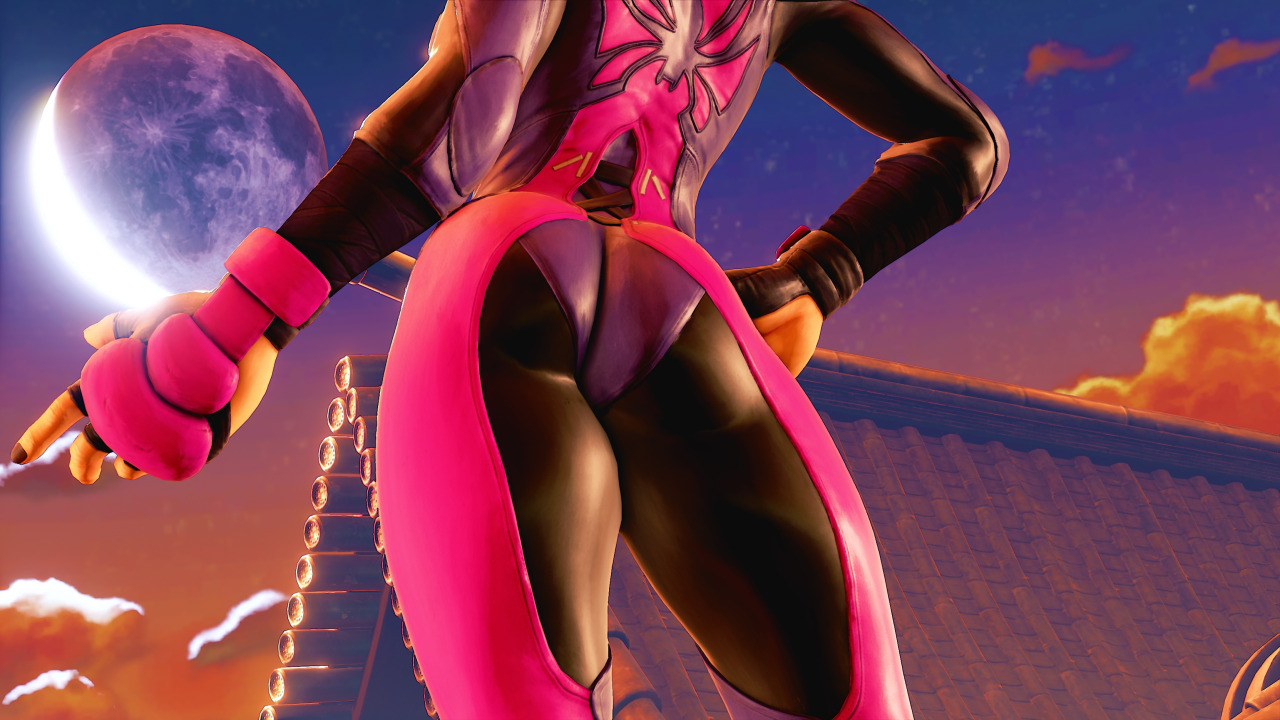 Download wallpaper ass, rendering, feet, body, ass, Street Fighter, Juri Han,  juri, section other in resolution 1280x720