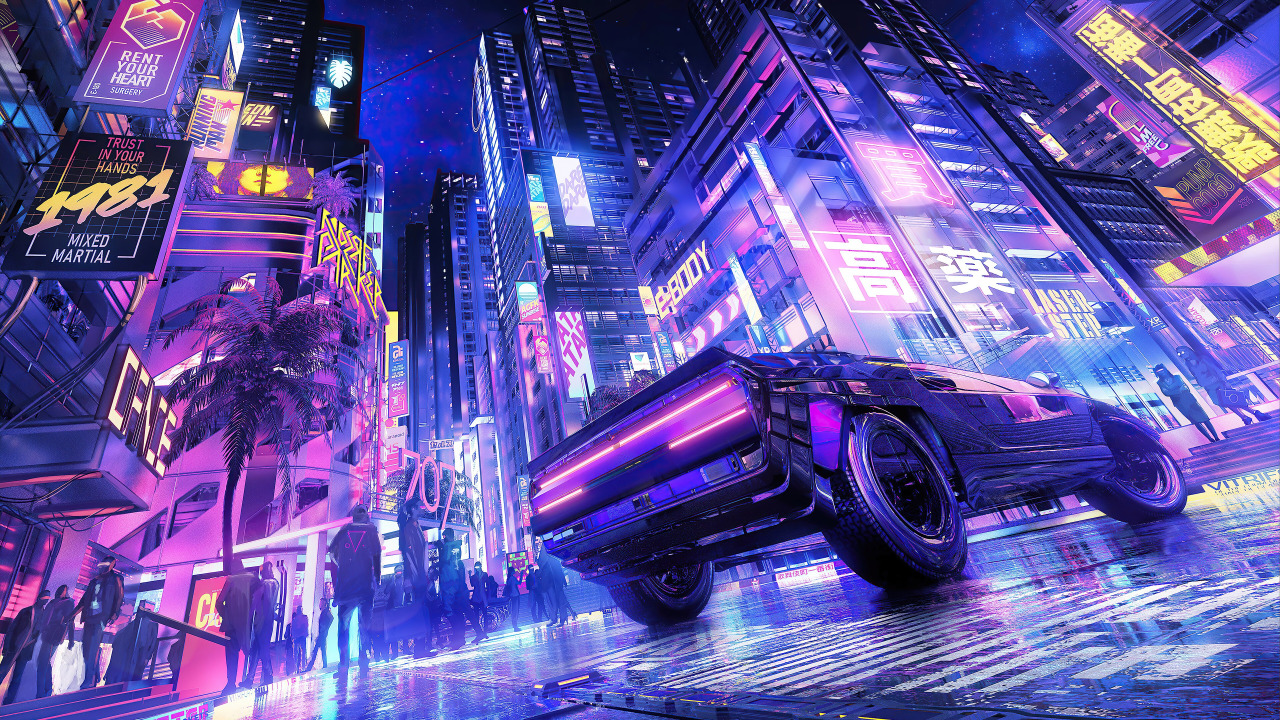 Cyberpunk Japan Album : r/wallpapers