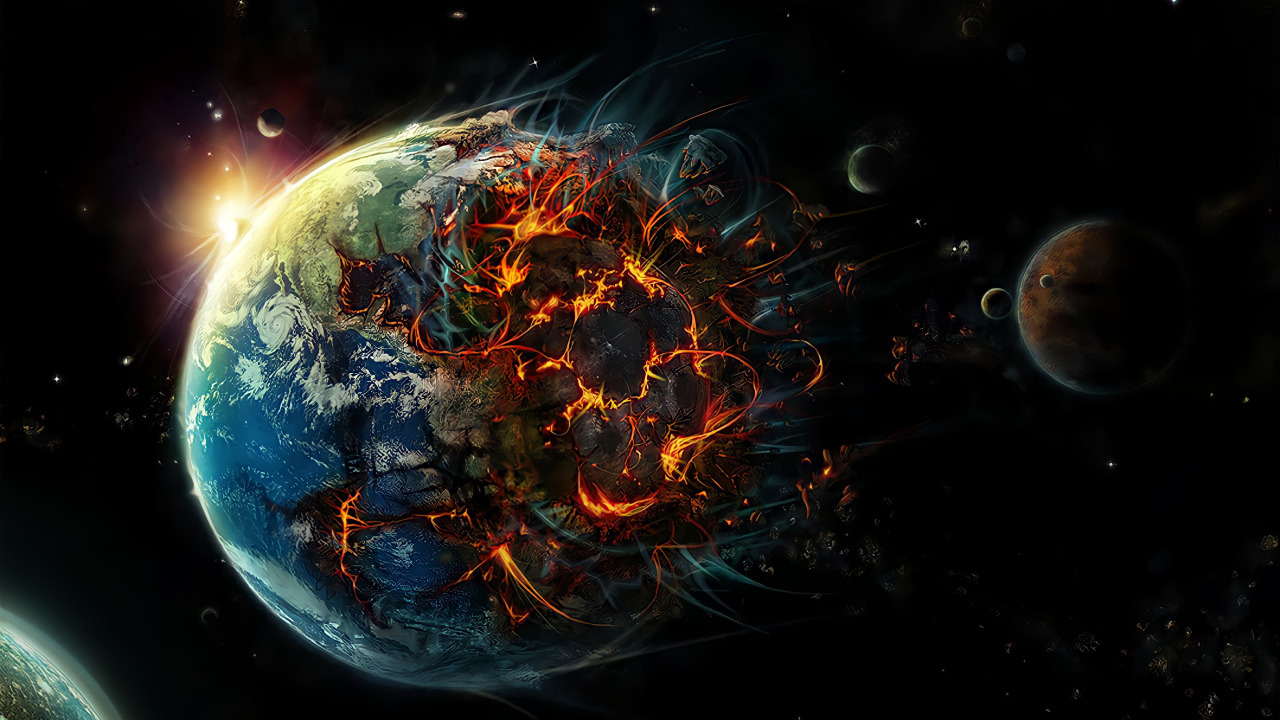 Download Wallpaper Planet, Earth, Apocalypse, The End Of The World.