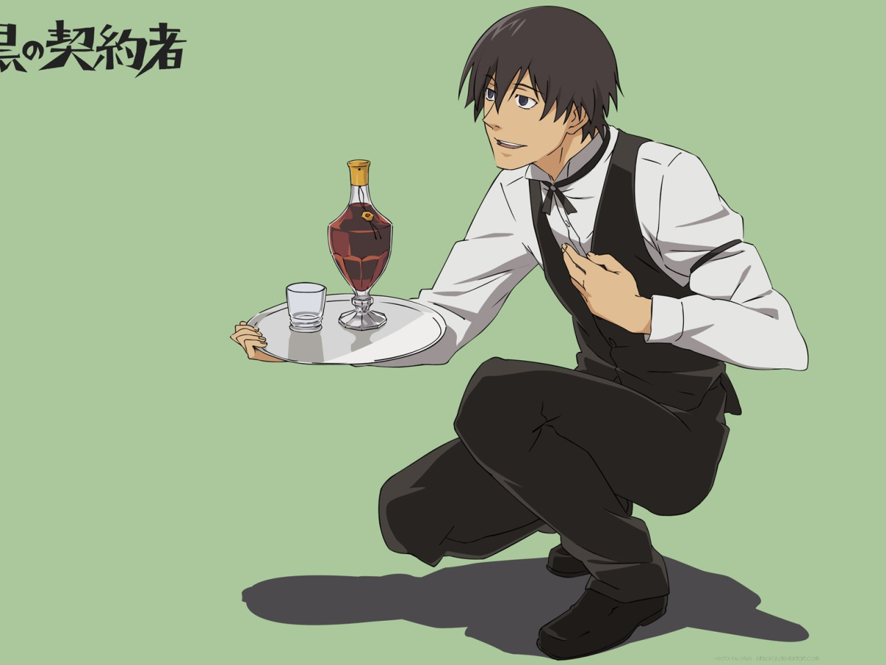 Download Wallpaper Guy, Anime, Darker Than Black, Darker Than.