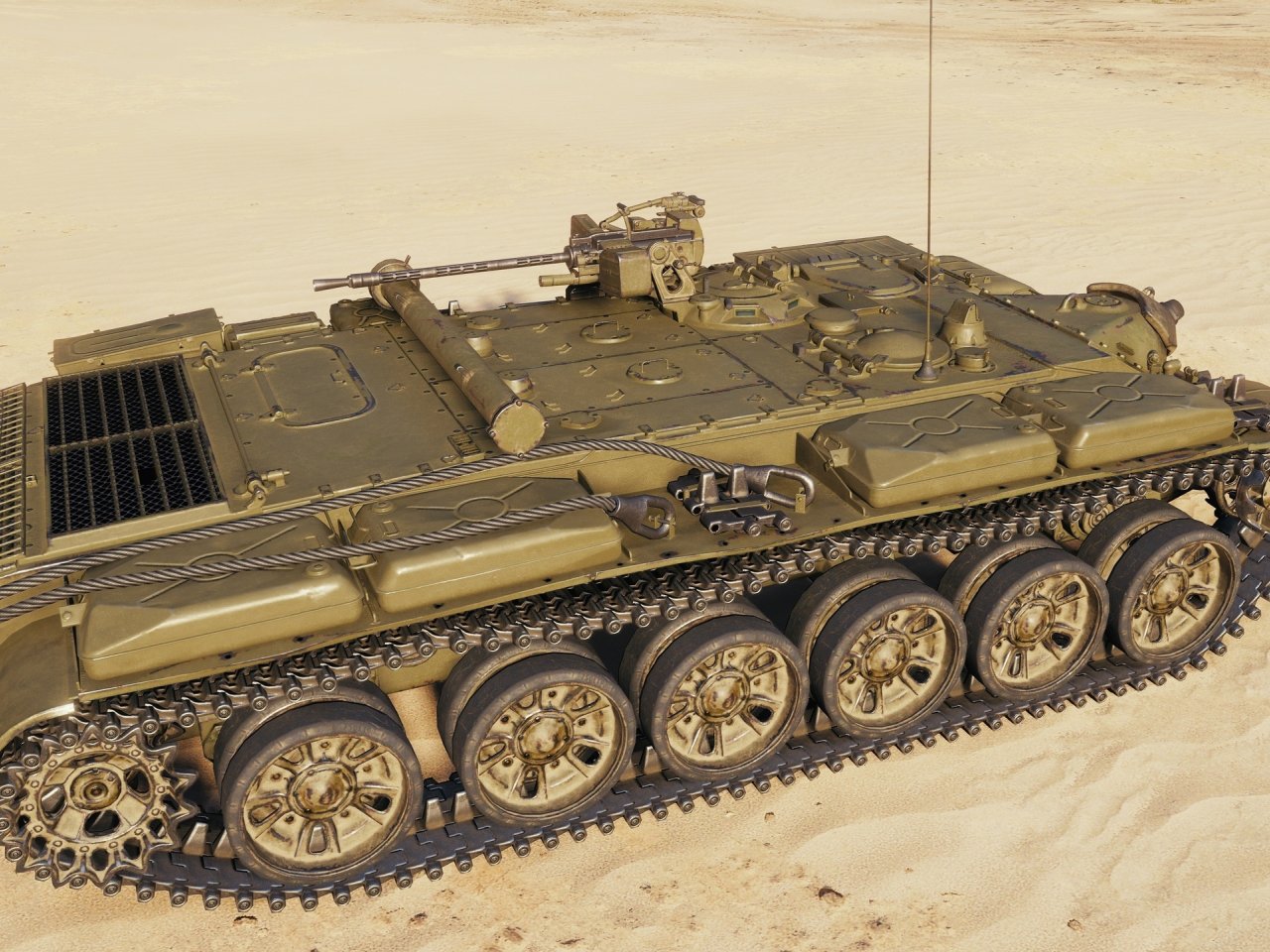Download wallpaper USSR, Object 156 O, An experienced flamethrower tank ...